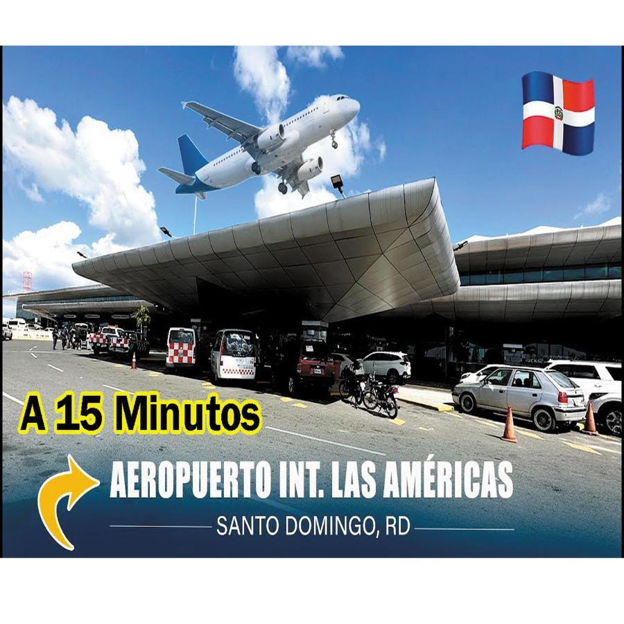 Apartamento Amueblado Caribe, Santo Domingo A 10 Minutos Del Aeropuerto Internacional De Las Americas エクステリア 写真